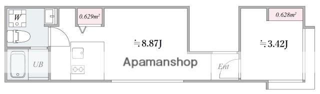 TRIAS781(1LDK/2階)の間取り写真