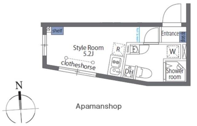 カーサ・スカトーラ馬込(ワンルーム/3階)の間取り写真