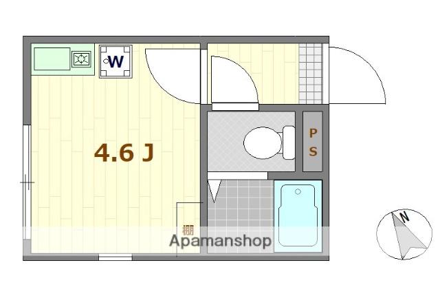 ルークス雑色(ワンルーム/1階)の間取り写真