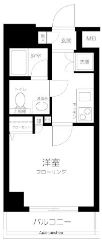 エクセリア大崎 1階階 間取り