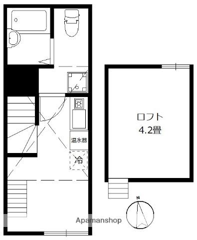 インベスト大崎Ⅱ(ワンルーム/2階)の間取り写真