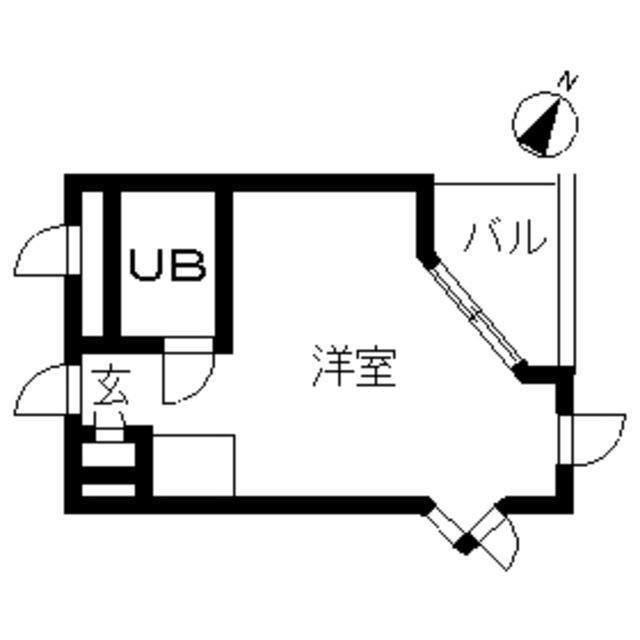 ハイシティ洗足 4階階 間取り
