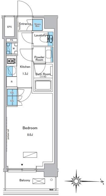 ルフォンプログレ糀谷(1K/1階)の間取り写真