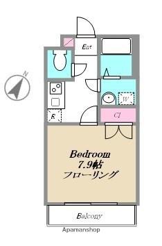 E-PLANETS(1K/4階)の間取り写真