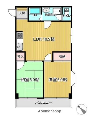 シーエフハイム 2階階 間取り