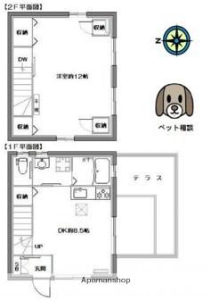 ＭＫハウス(1LDK)の間取り写真