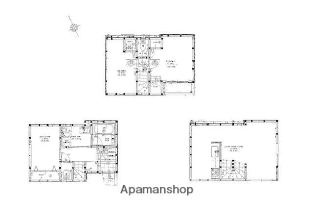 京浜東北・根岸線 大森駅(東京) 徒歩5分 3階建 築8年(2SLDK)の間取り写真