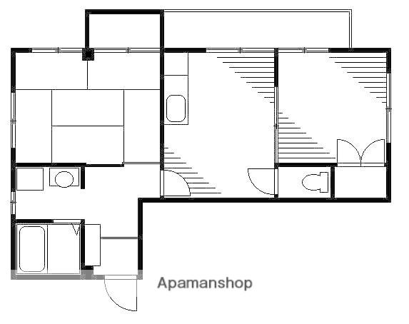 サンレジデンス(2DK/3階)の間取り写真