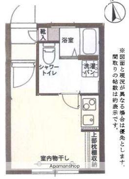 COCOCUBE大森(ワンルーム/2階)の間取り写真