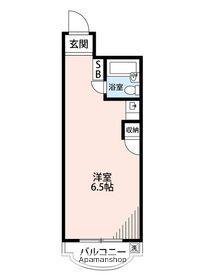 ハイタウン南品川(ワンルーム/3階)の間取り写真