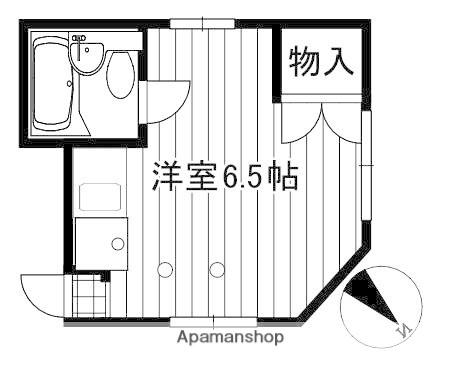 第二コーポヤマト(ワンルーム/3階)の間取り写真