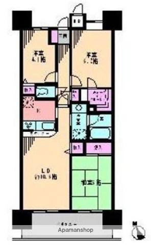 ライオンズガーデン町屋 4階階 間取り