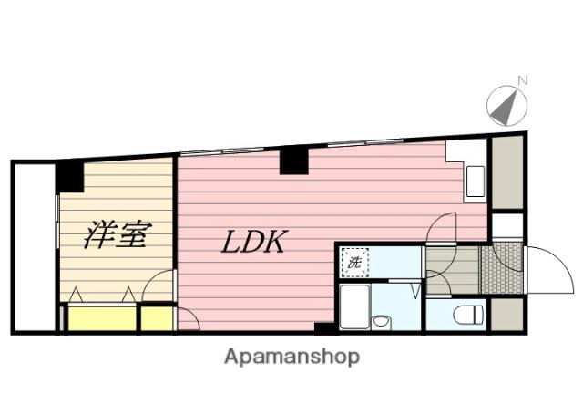 西片グリーンマンション(1LDK/2階)の間取り写真