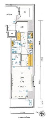 ジェノヴィア板橋本町駅前グリーンヴェール 6階階 間取り