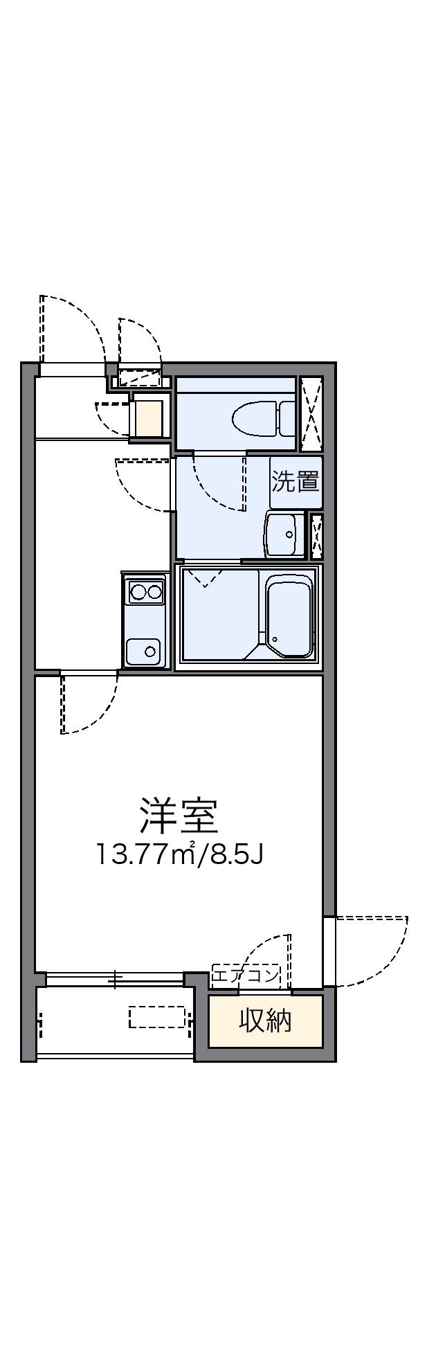 レオネクストプラナス白山 2階階 間取り
