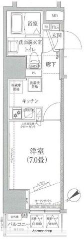 アイルプレミアム千駄木 4階階 間取り