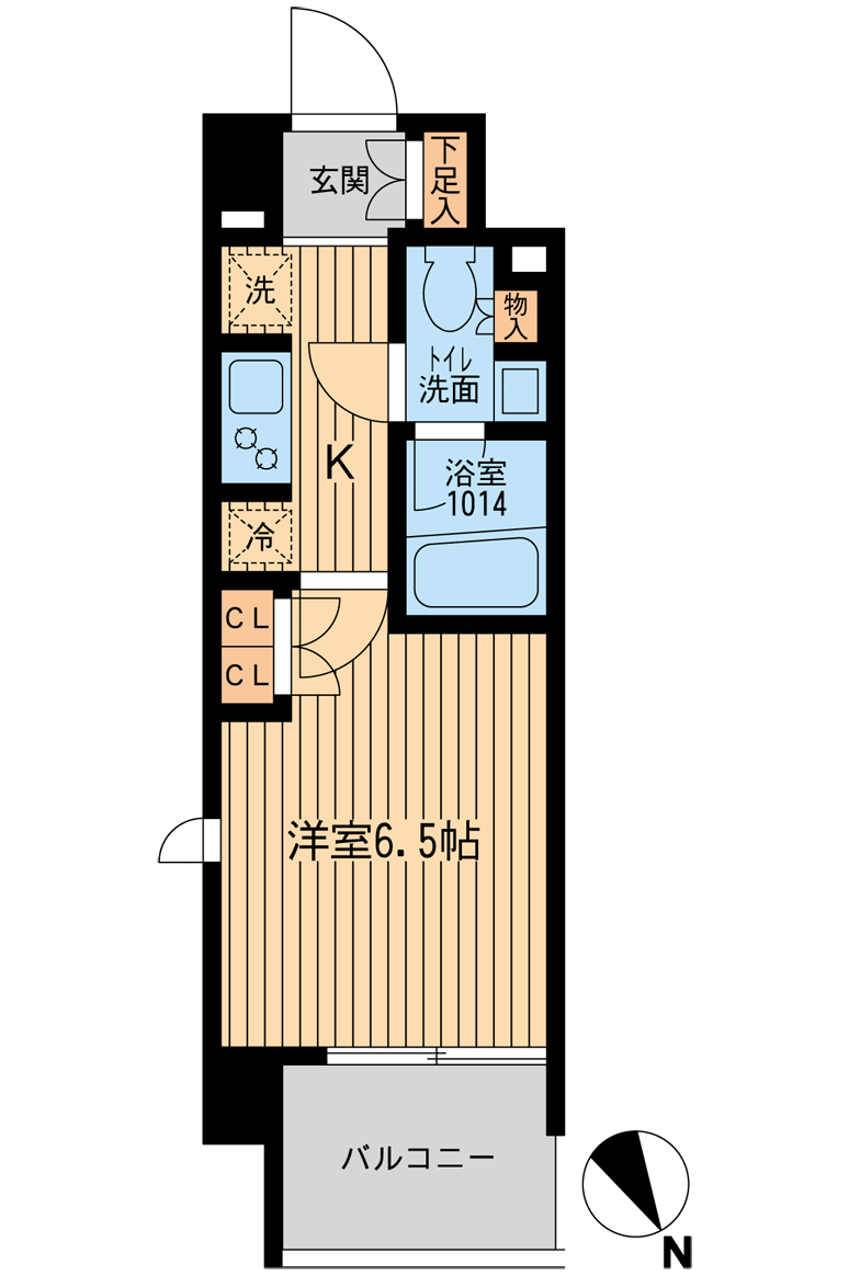 BLESS上池袋 5階階 間取り