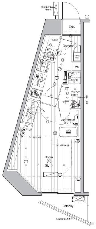 PREMIUM CUBE 池袋要町 12階階 間取り