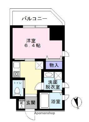 ハイツグレース(1K/7階)の間取り写真