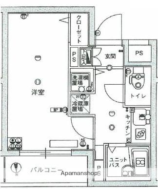 スカイコート池袋西弐番館 1階階 間取り