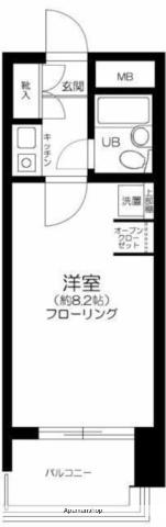 藤和ハイタウン上野(1K/3階)の間取り写真