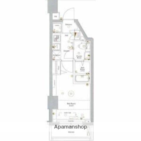 AXAS池袋本町(1K/1階)の間取り写真