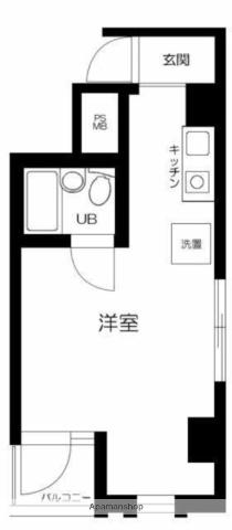 トーコー水道橋マンション(ワンルーム/4階)の間取り写真