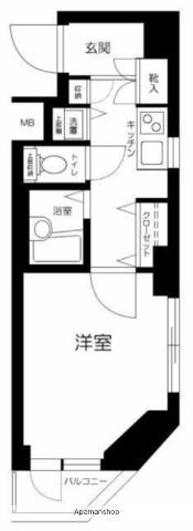 ユーコート上池袋(1K/7階)の間取り写真