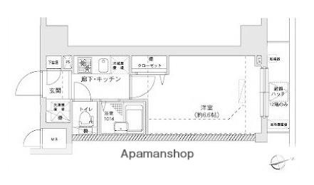グローバン板橋 4階階 間取り