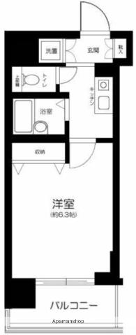 レガロ飛鳥山(1K/7階)の間取り写真