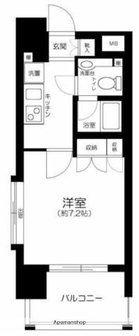 クレイシア新大塚(1K/9階)の間取り写真