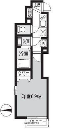 レピュア池袋西 1階階 間取り