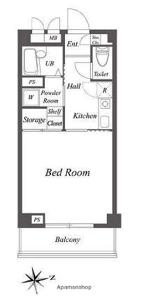 エクセラン池袋 4階階 間取り