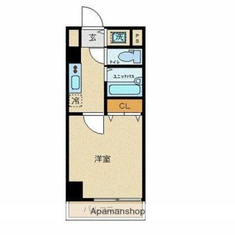 スカイコート茗荷谷壱番館(1K/4階)の間取り写真