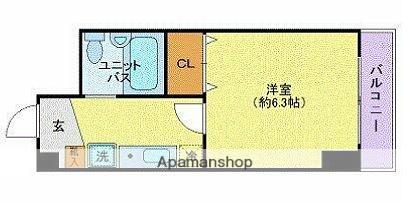 スクエア千駄木 6階階 間取り