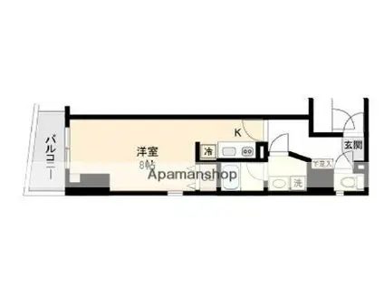 ノーブルガーデン駒込(ワンルーム/6階)の間取り写真