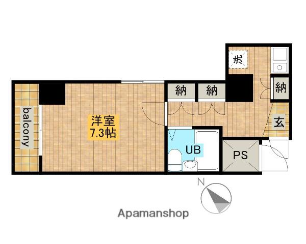 ストーク東池袋(1K/4階)の間取り写真