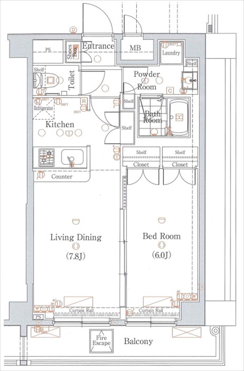グラントゥルース板橋本町 5階階 間取り