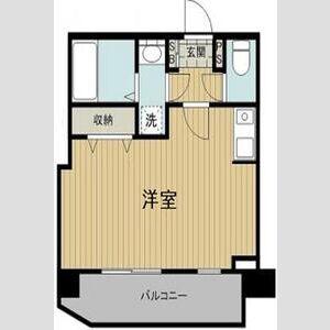 ミリオンステージ西早稲田壱番館(1K/9階)の間取り写真