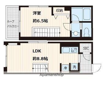 FULLEA本郷(1LDK/4階)の間取り写真