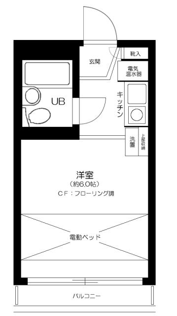 ピアレス上池袋 3階階 間取り