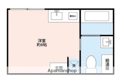 レピュア南千住レジデンスⅡ(ワンルーム/2階)の間取り写真