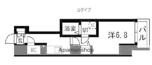 TRADIS秋葉原(1K/10階)の間取り写真