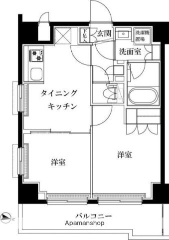 ルーブル志村坂上 3階階 間取り