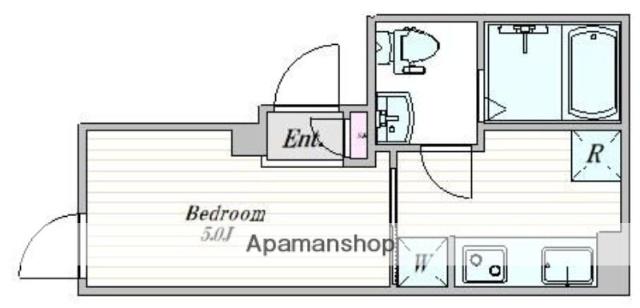 ザ・クラスアーバンス御茶ノ水(1K/4階)の間取り写真