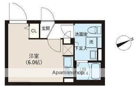 レピュア早稲田レジデンス2(ワンルーム/3階)の間取り写真
