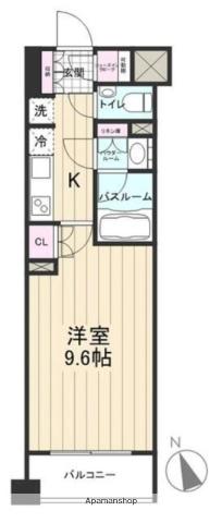 パレステージ文京江戸川橋(1K/3階)の間取り写真