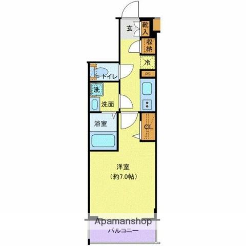 クレヴィスタ大塚(1K/3階)の間取り写真