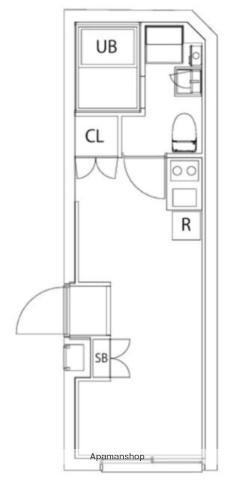 CITY WALK王子DUE(ワンルーム/5階)の間取り写真