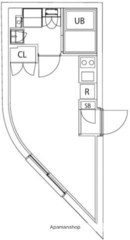 CITY WALK王子DUE(ワンルーム/2階)の間取り写真